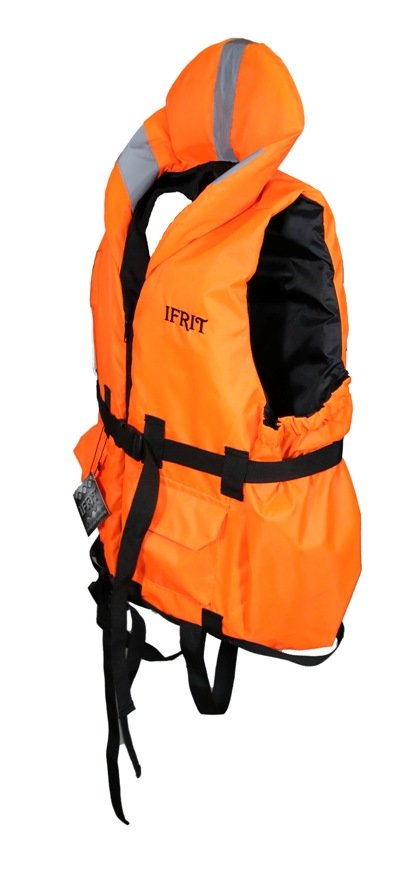 Жилет спасательный "Ifrit-130", цв. оранжевый, тк. Оксфорд 240D,